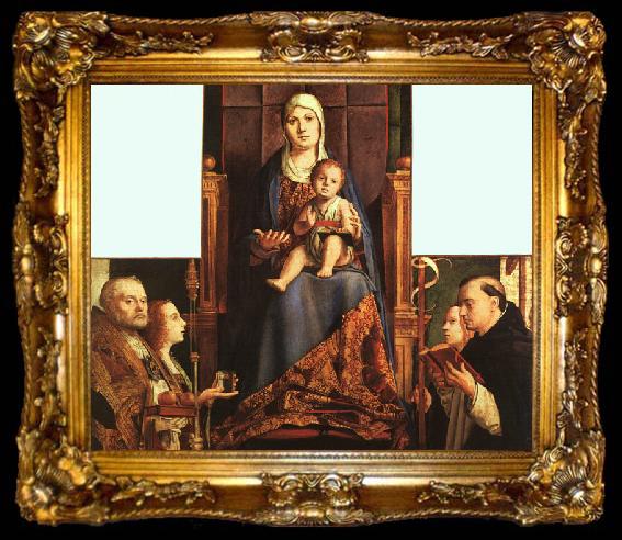 framed  Antonello da Messina San Cassiano Altarpiece, ta009-2